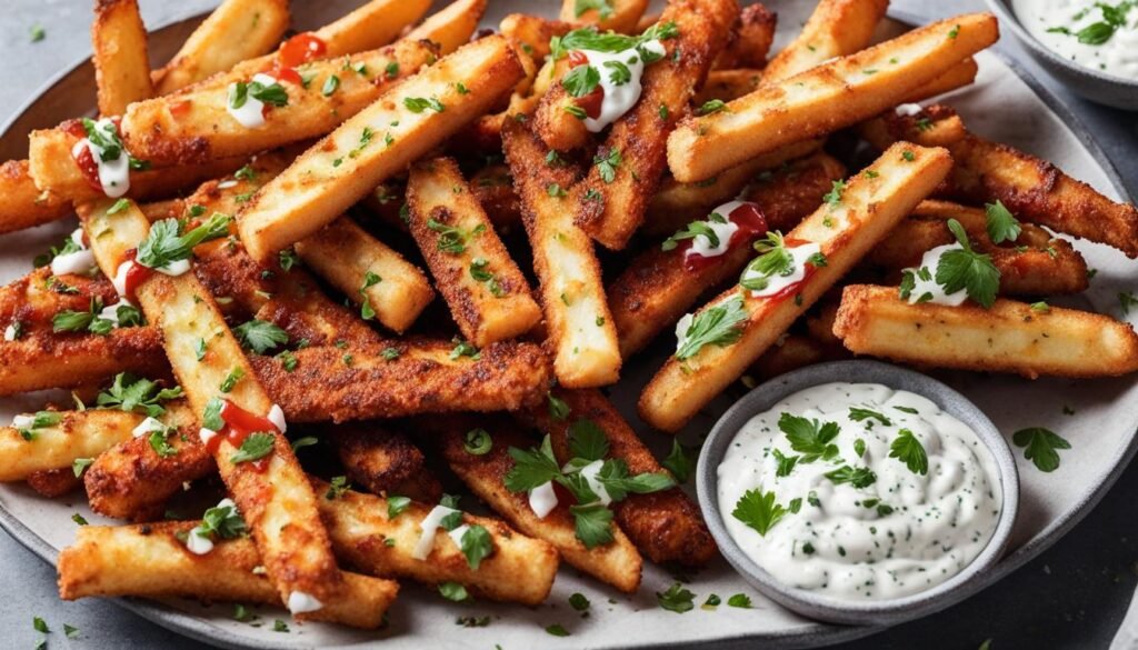 halloumi fries with dip halloumi fries with dip
