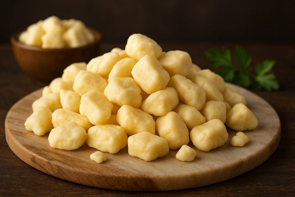 A photo of Squeakers Cheese on a plate